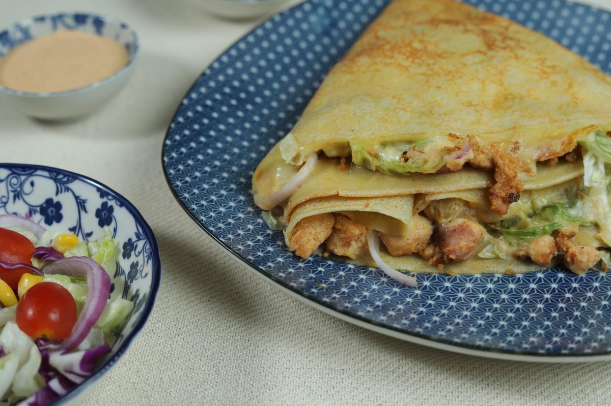 Savoury crepe