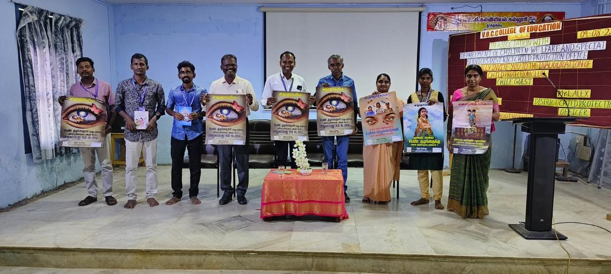 Opening of the Child Protection Club at VOC College of Education in Thoothukudi