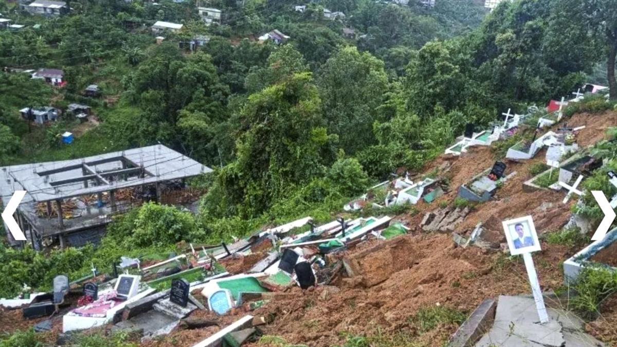 At least three feared dead as rain-triggered landslide buries building in Mizoram