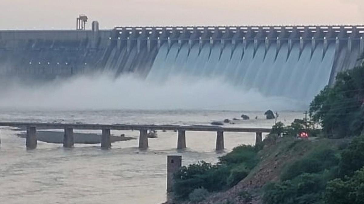All 22 spillway gates of Nagarjunasagar lifted