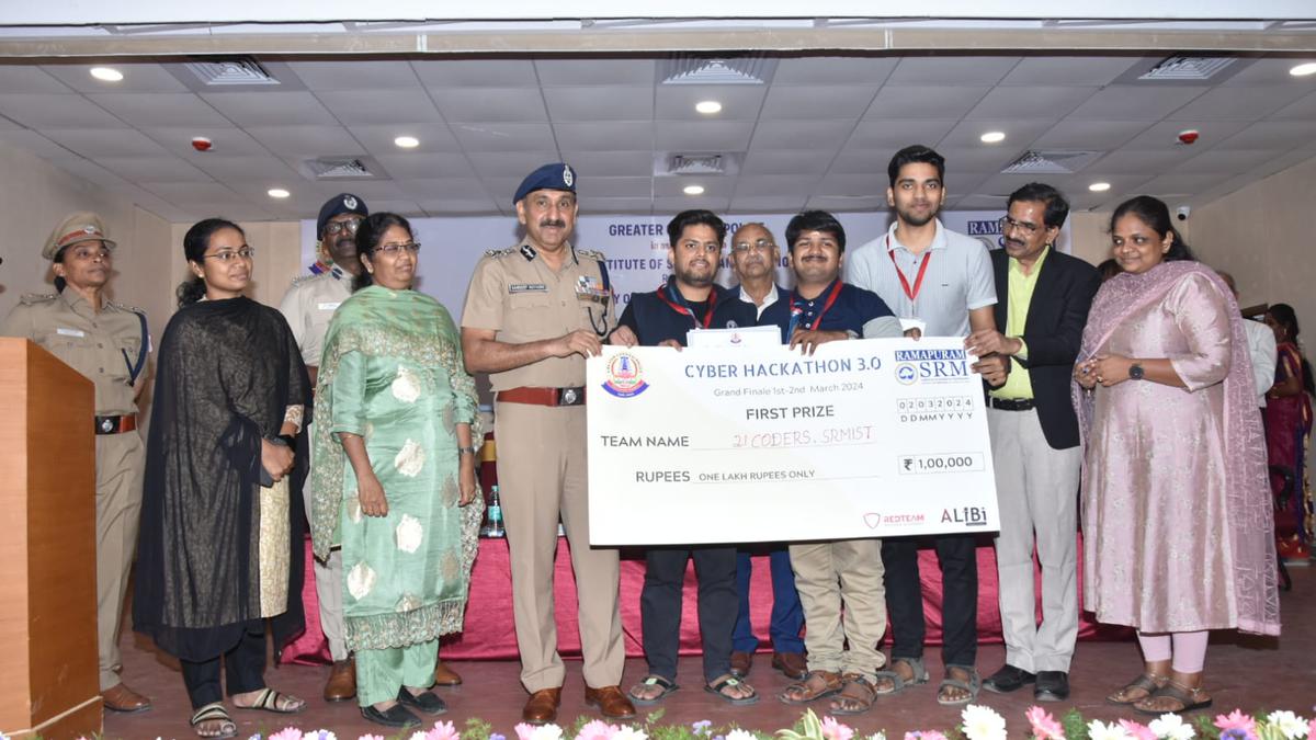 City police and SRMIST jointly organise ‘Cyber Hackathon 3.0’