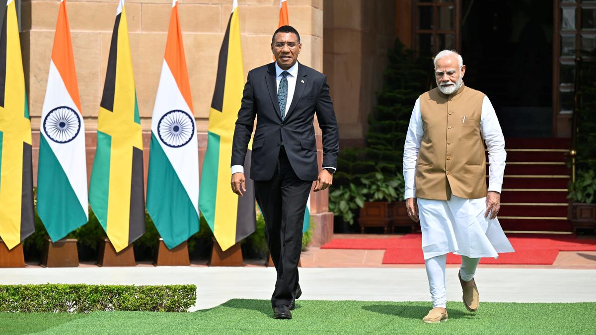 PM Modi holds bilateral meeting with Jamaican counterpart Holness