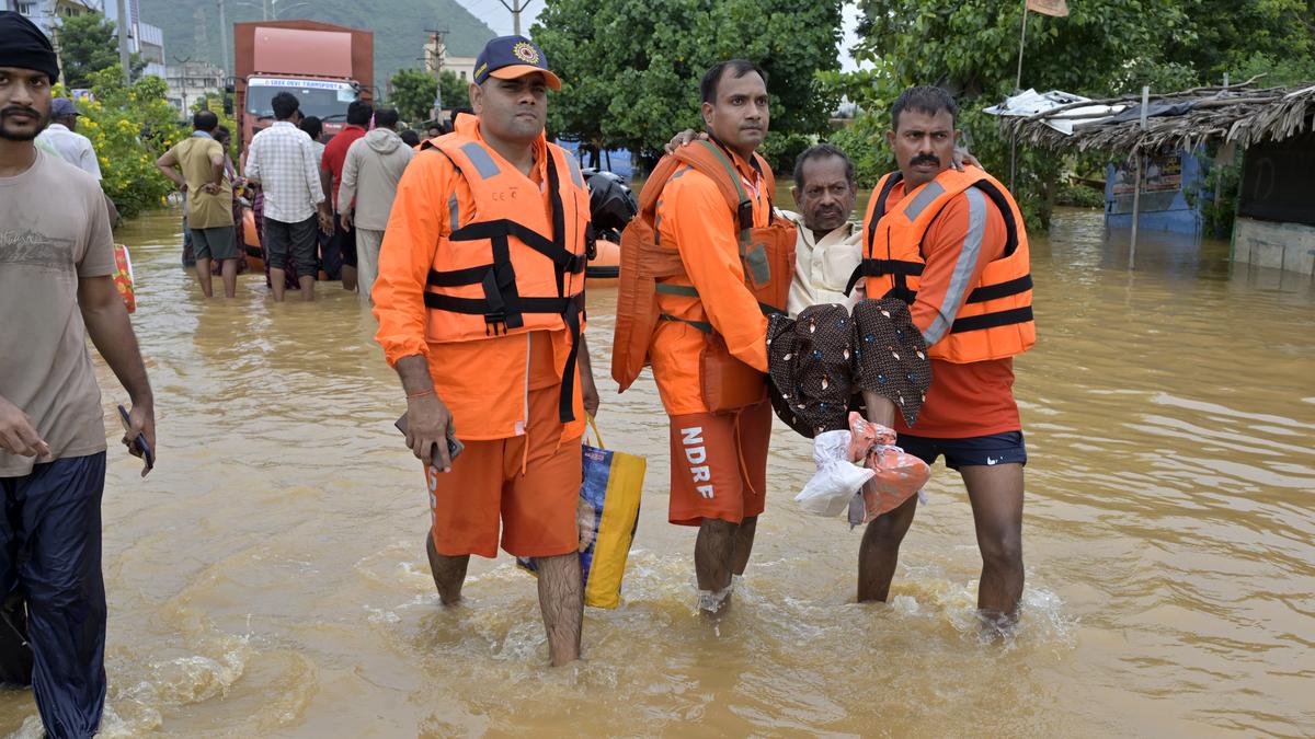 NDRF personnel saved 381 lives, evacuated 20,575 persons in recent Vijayawada floods, says Commandant