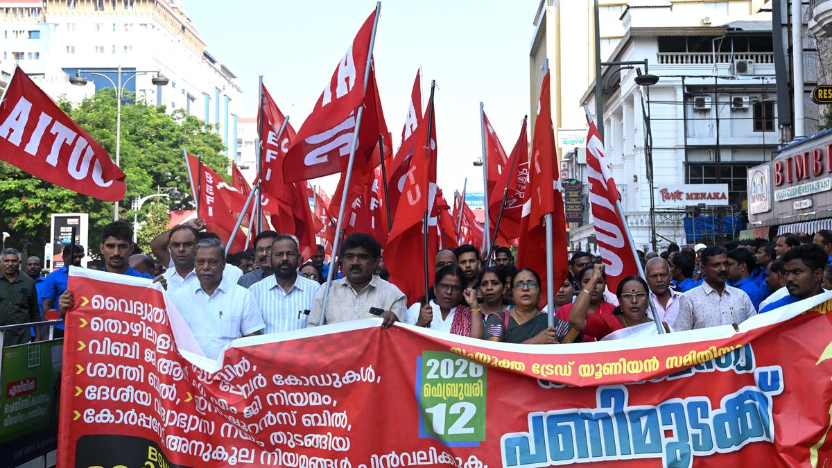 General strike against Labour Codes nearly complete in Ernakulam