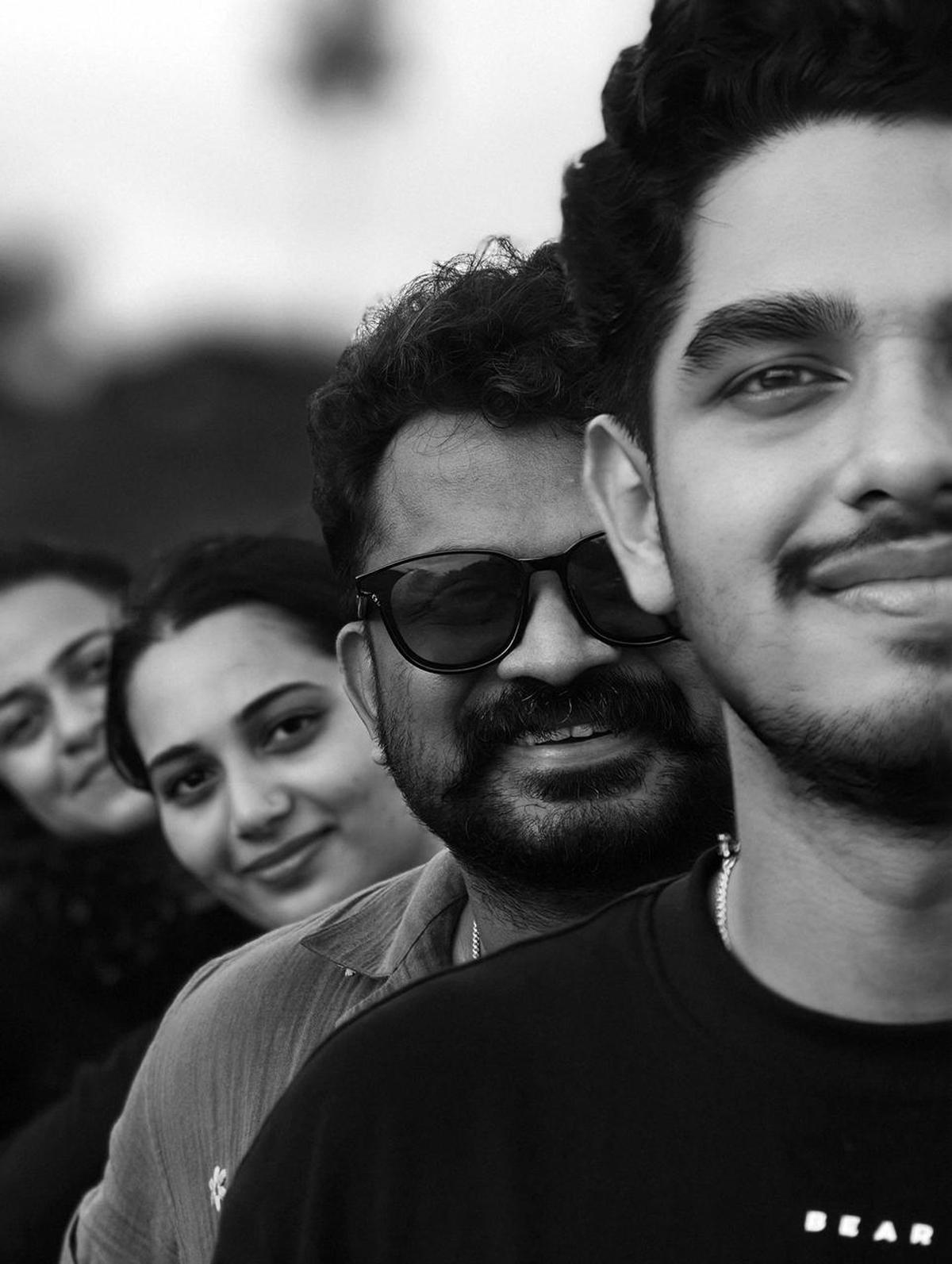 Tharun Moorthy with participants of Pupa Tharun Moorthy with participants of Pupa