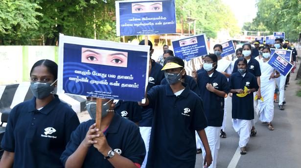 Awareness walkathon held in Madurai
