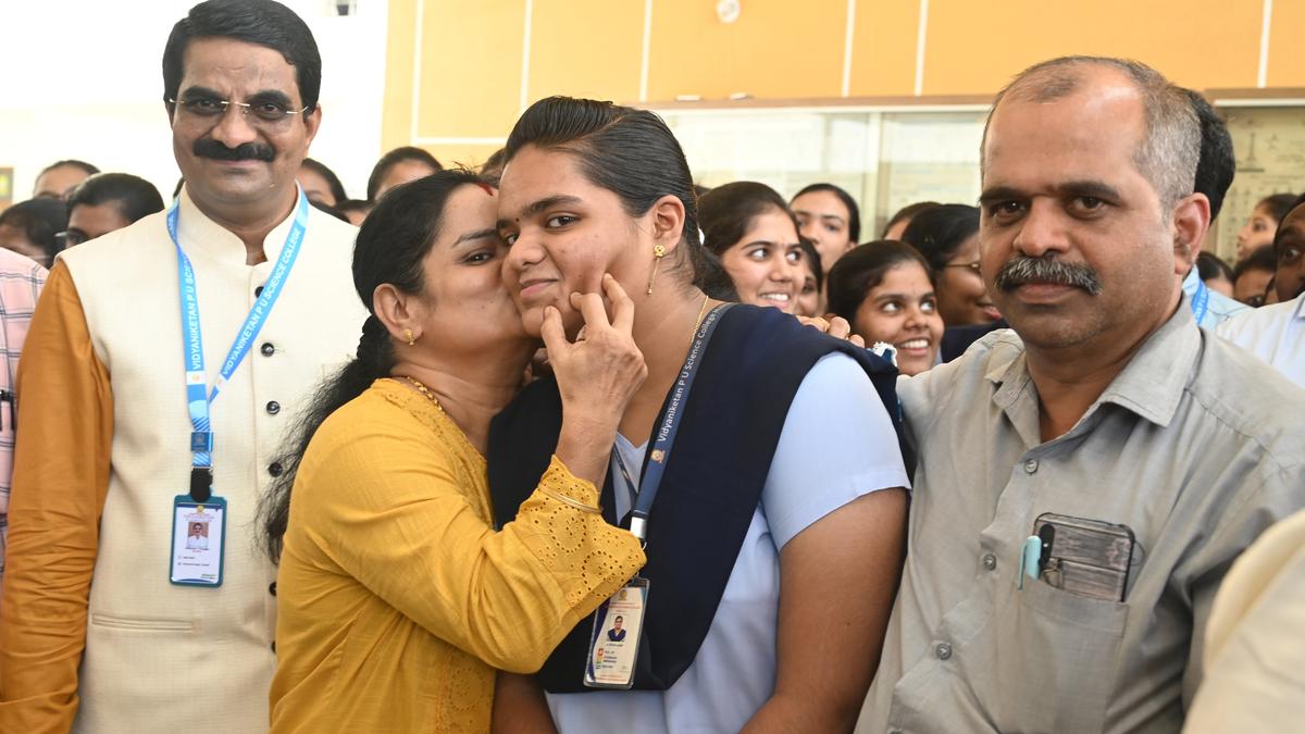 Dharwad district improves performance to take 23rd place from 27th in II PU examination in State