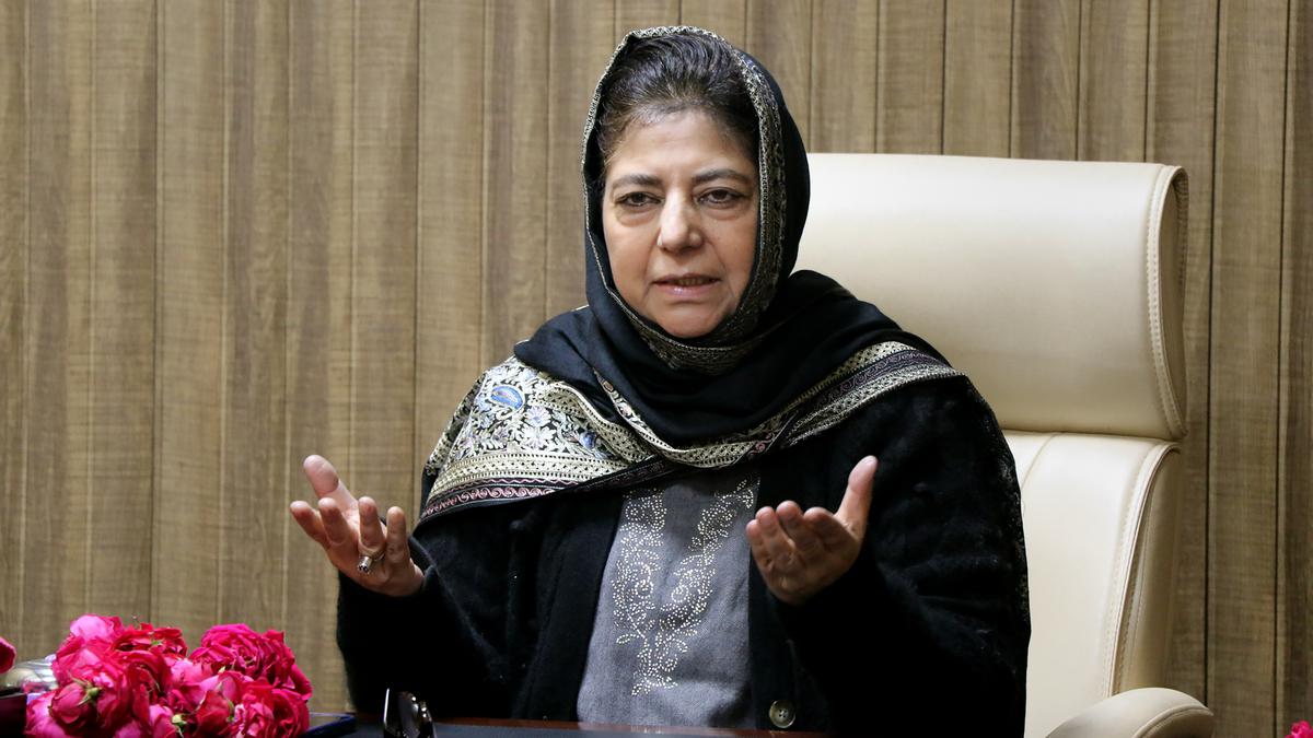 Centre using J&K to divert attention from Adani issue: Mehbooba Mufti