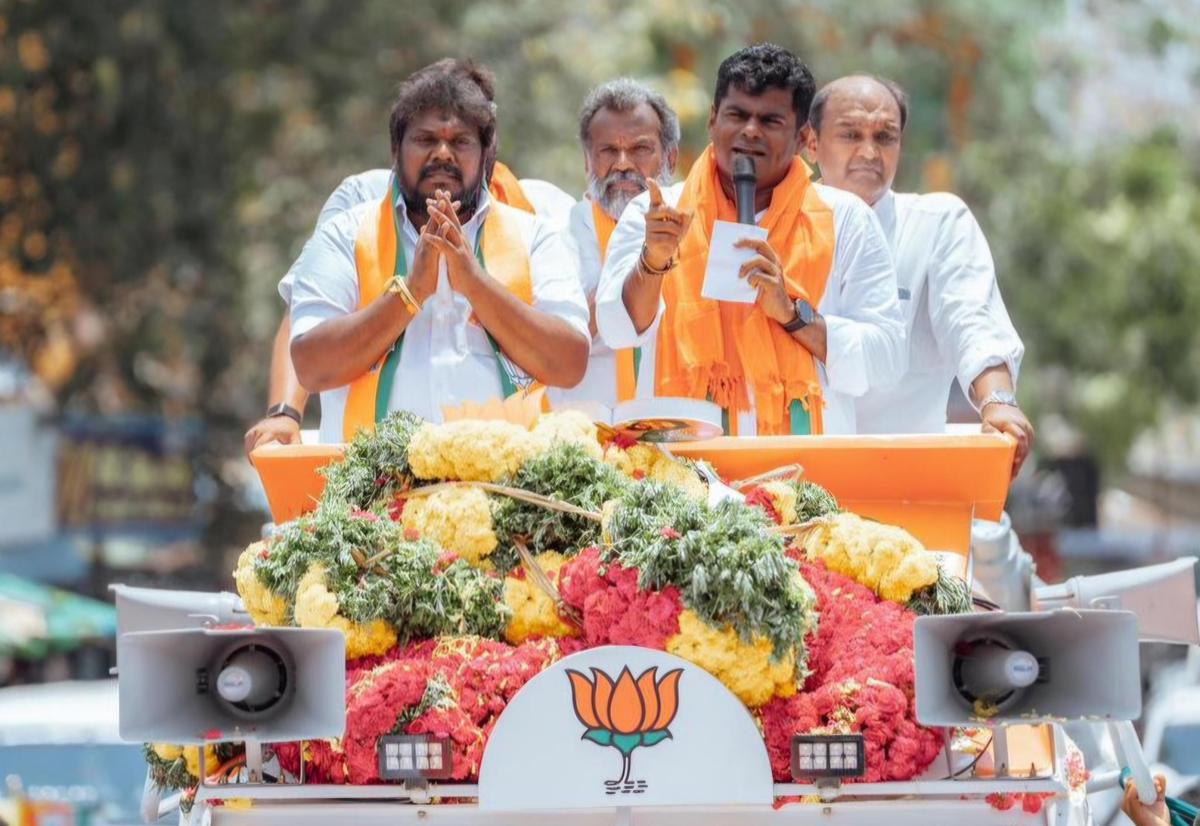 BJP pays the price for Congress’s past failures, claims BJP leader Annamalai