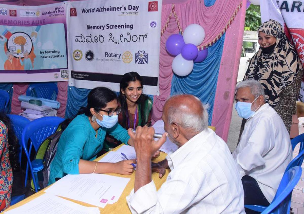 A health checkup for elderly people at Jayanagar General Hospital in Bengaluru. A health checkup for elderly people at Jayanagar General Hospital in Bengaluru.
