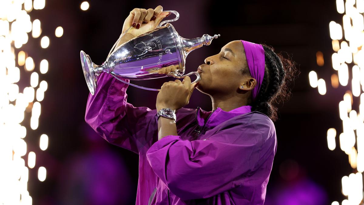 Coco Gauff wins WTA Finals for the first time by rallying to beat Zheng Qinwen