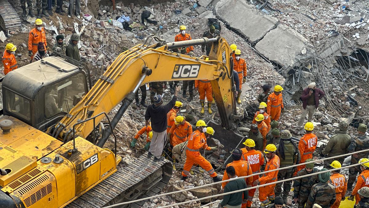 Mohali building collapse: Body of man found, death toll climbs to two