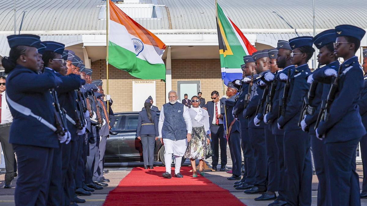 PM Modi departs Johannesburg after concluding his engagements at G-20 Leaders’ Summit