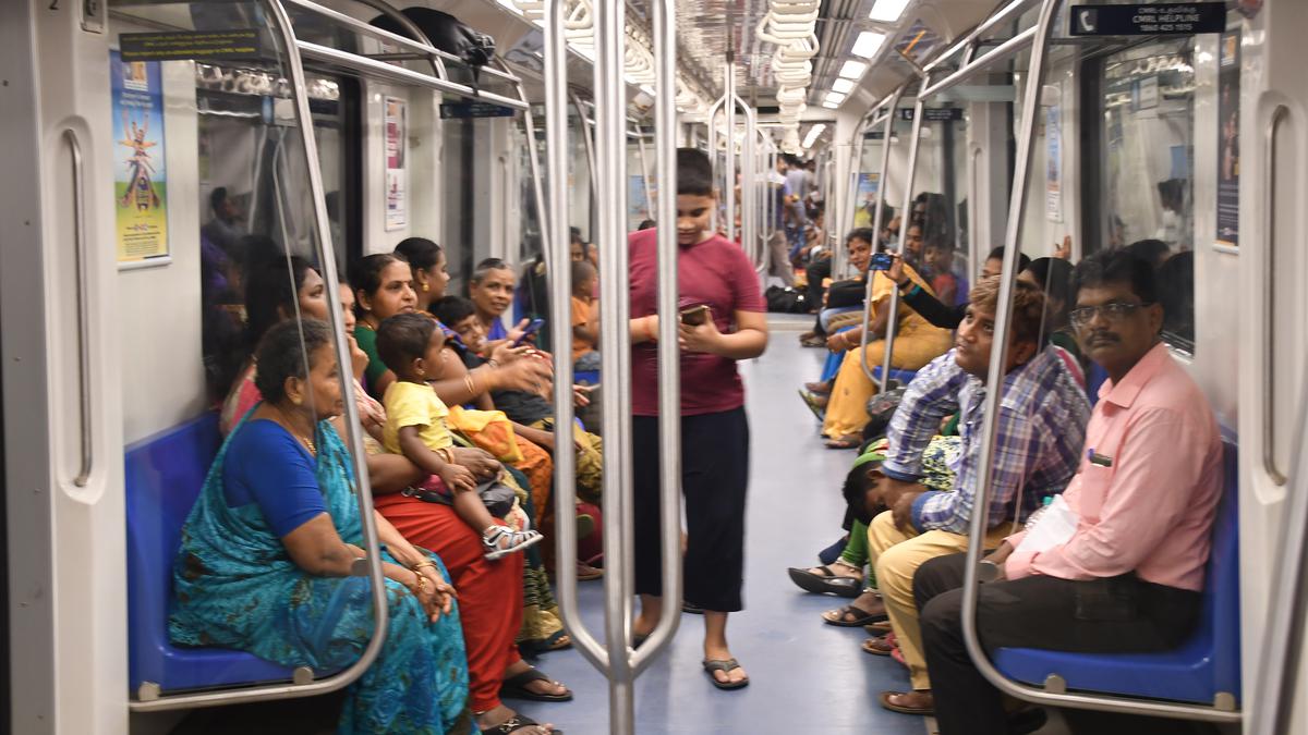 Chennai Metro Rail registers an average daily ridership of 2.6 lakh in the last 10 days