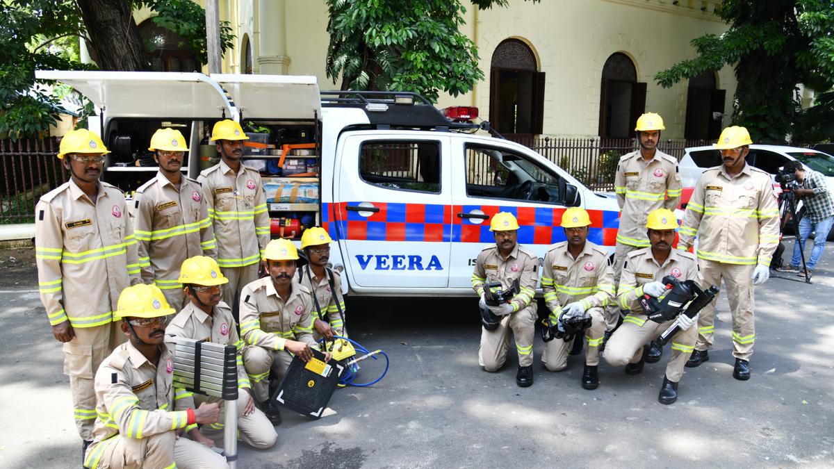 Chennai police launch vehicle to extricate victims of road traffic accidents from mangled automobiles