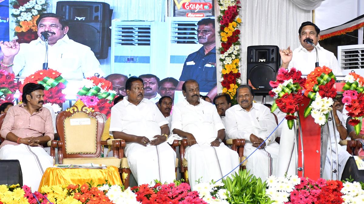 Differences of opinion between members of the DMK-led alliance have surfaced: Palaniswami