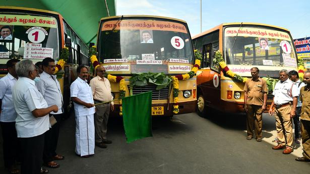 New buses flagged off in Salem