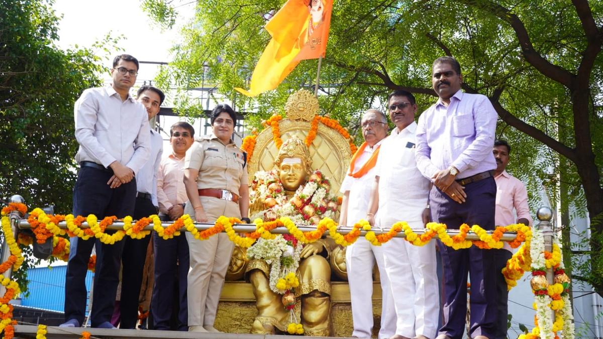 Basava Jayanti celebrated with floral tributes, grand procession, bike rally in Ballari