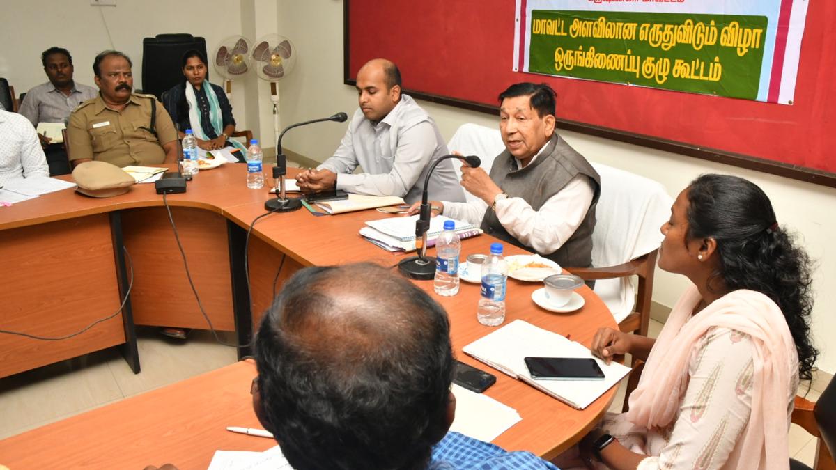 AWBI member chairs review meeting on bull races in Krishnagiri