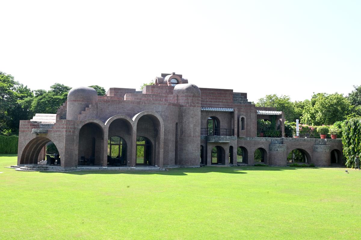A general view of Embassy of Belgium in New Delhi. 
