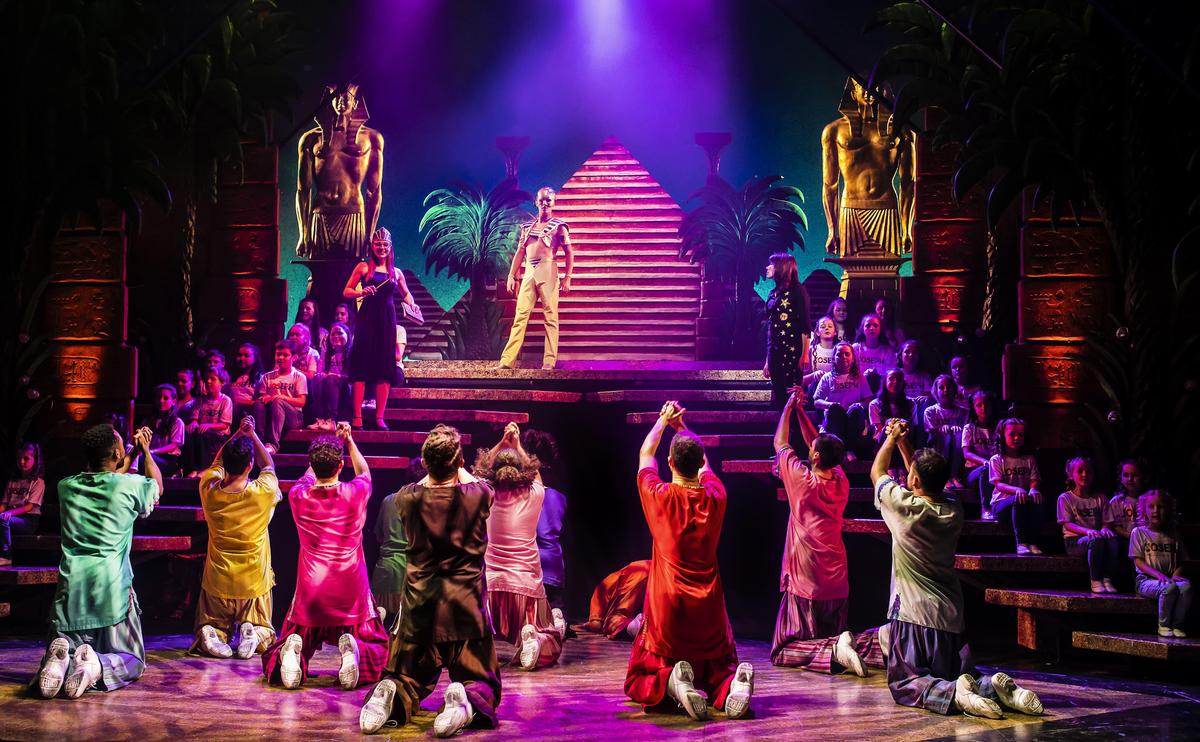 Scene from a previous staging of Joseph and the Amazing Technicolour Dreamcoat Scene from a previous staging of Joseph and the Amazing Technicolour Dreamcoat