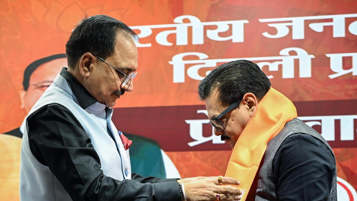 Two-time former AAP MLA Rajesh Gupta joins BJP on MCD bypoll eve