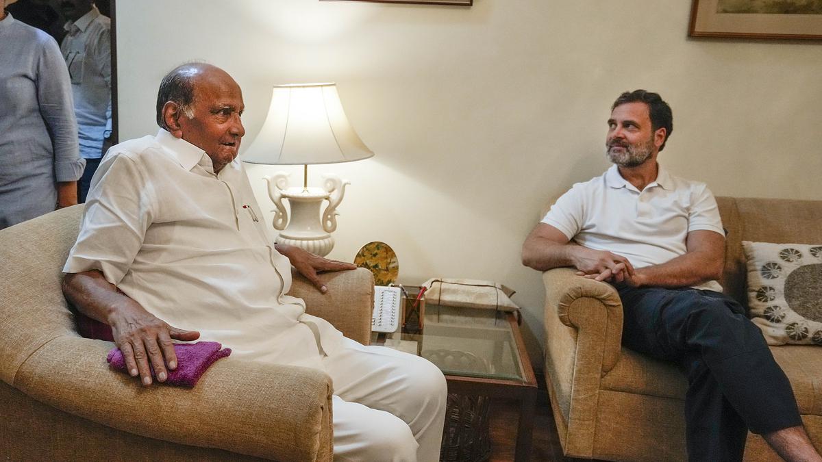 Rahul Gandhi meets Sharad Pawar, says Congress firmly behind him