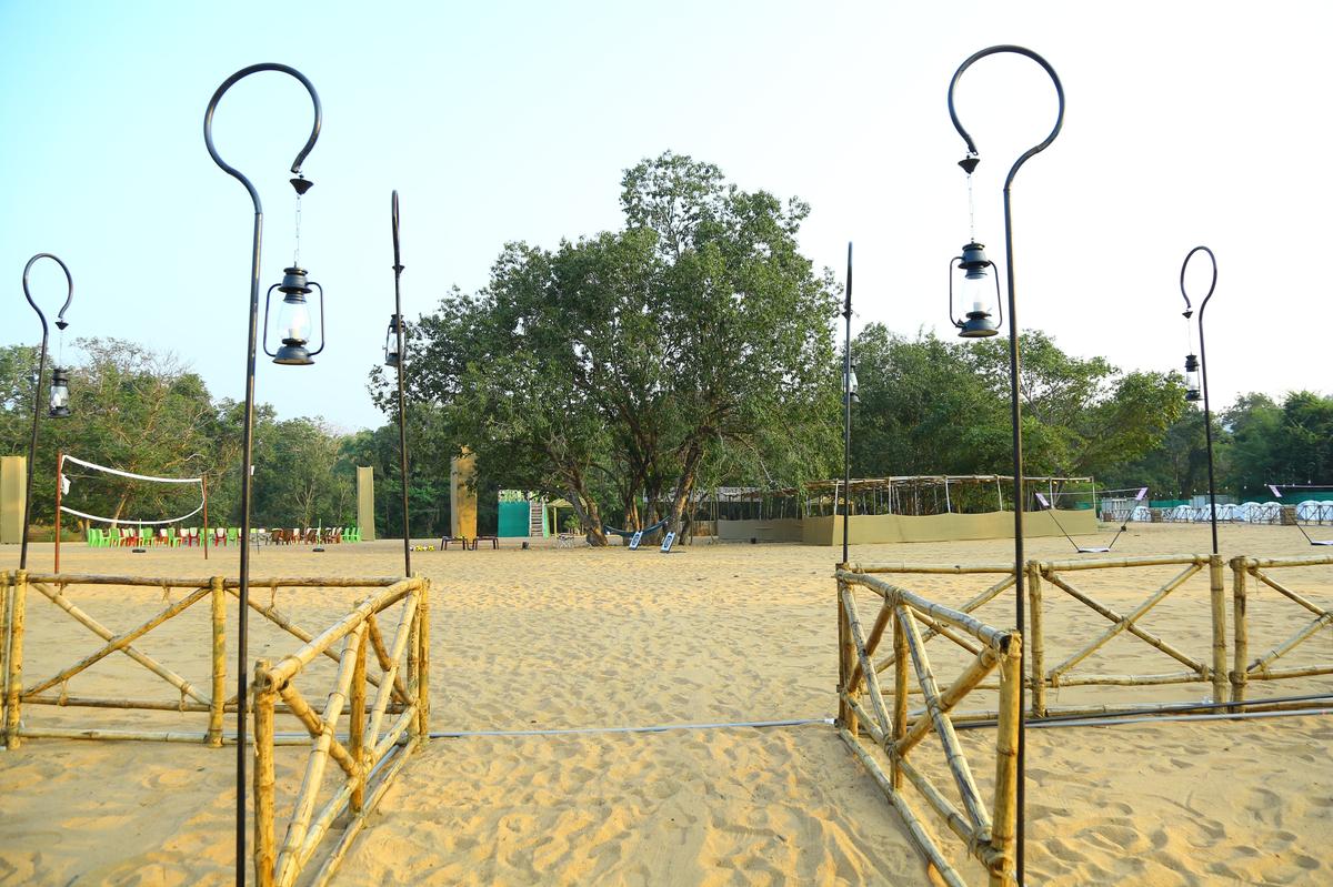 Sports place at Blackberry Island. Photo: by Arrangement 