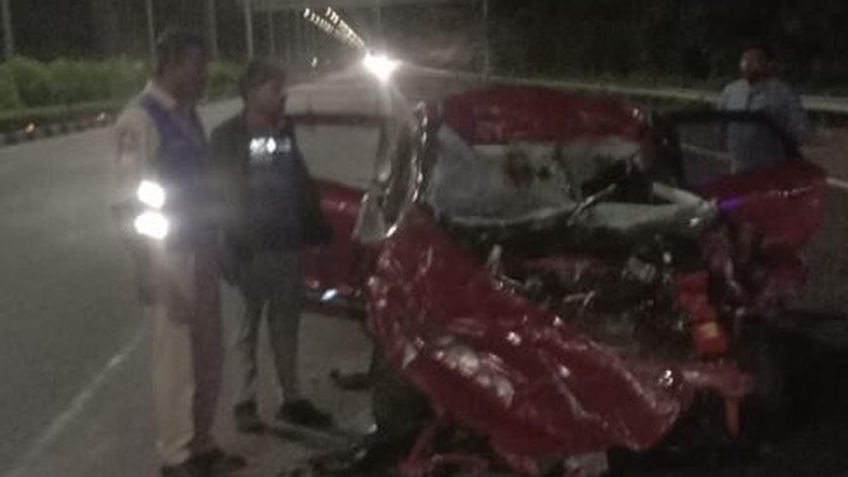 Three killed, one injured in accident in ORR near Bonguluru exit