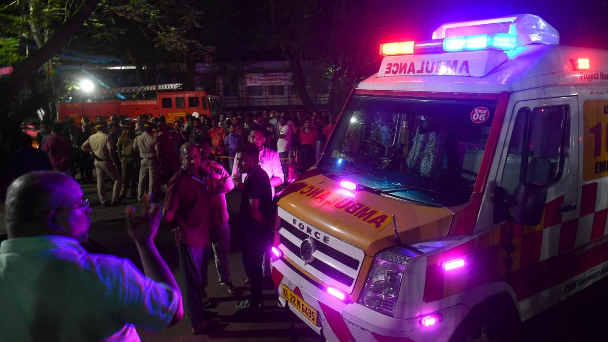 Patient burns to death as ambulance crashes into electric post in Kerala’s Kozhikode