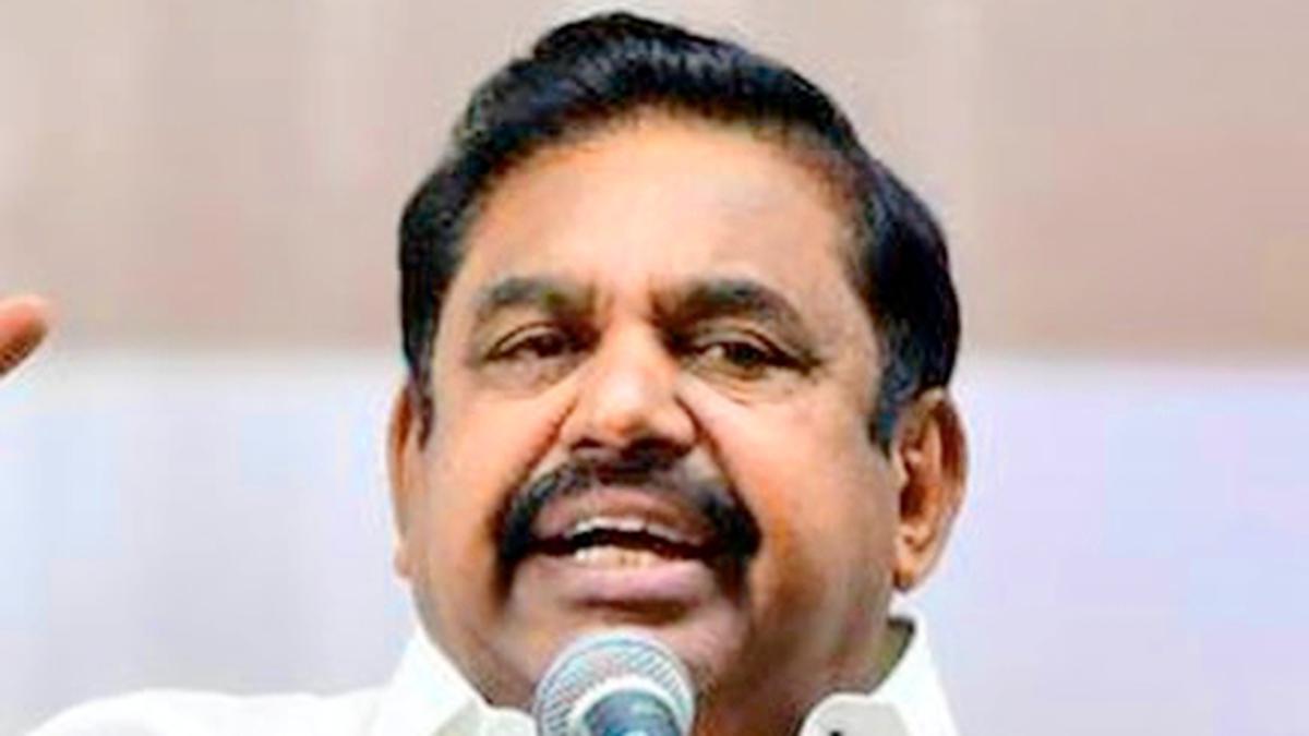 Palaniswami assails DMK govt. for gathering ‘details of caste’ of women passengers