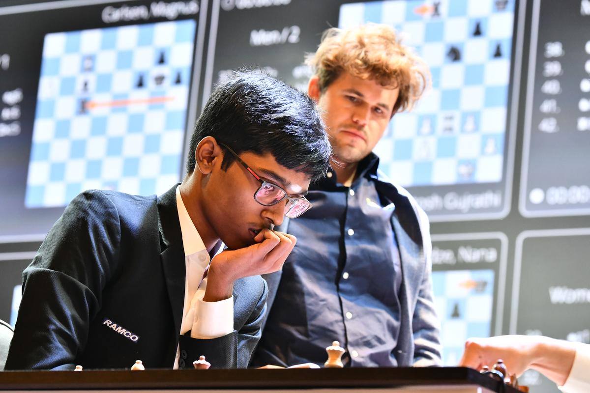 This looks familiar: Magnus Carlsen has often spoken highly of Praggnanandhaa. ‘Magnus did say that Pragg plays the most similar to him,’ Ella Victoria, Carlsen’s wife, said recently