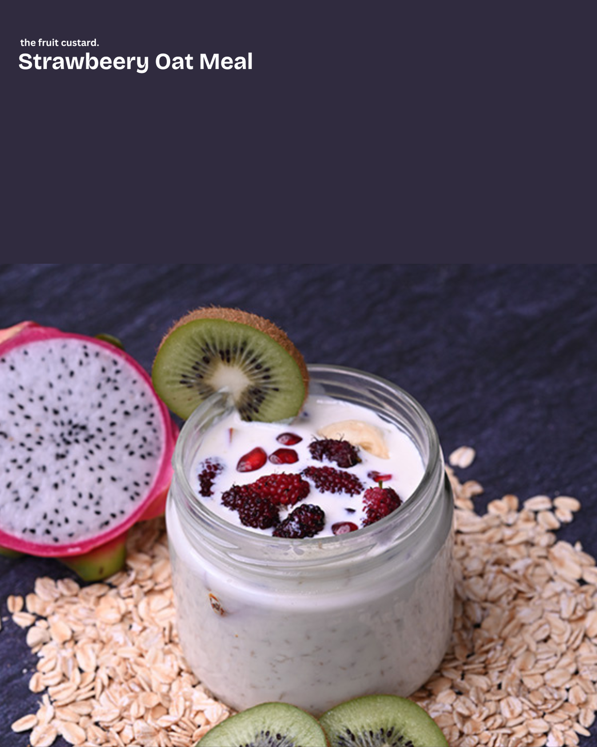 Breakfast smoothie jars