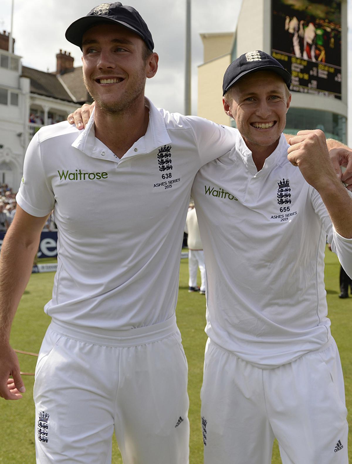 Packing a punch: Stuart Broad and Joe Root were the architects of England’s series win in 2015. Packing a punch: Stuart Broad and Joe Root were the architects of England’s series win in 2015.