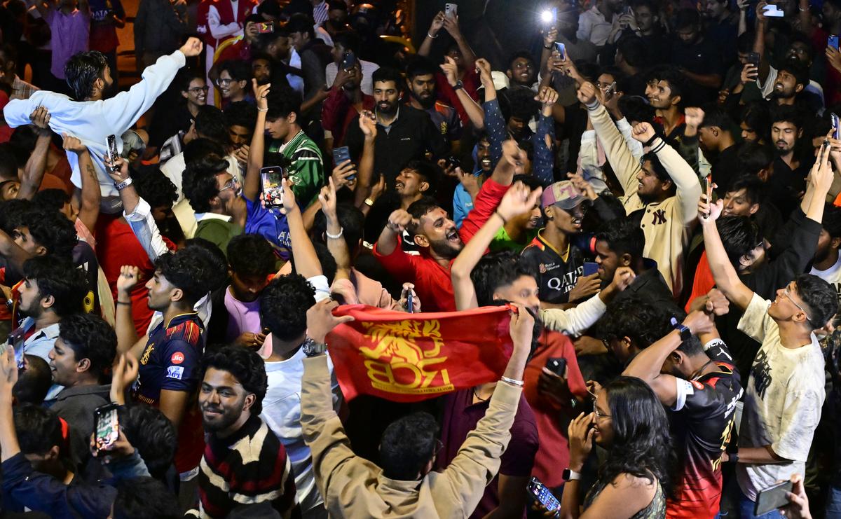 An ecstatic, sleepless night for RCB fans in Bengaluru on June 3, 2025.