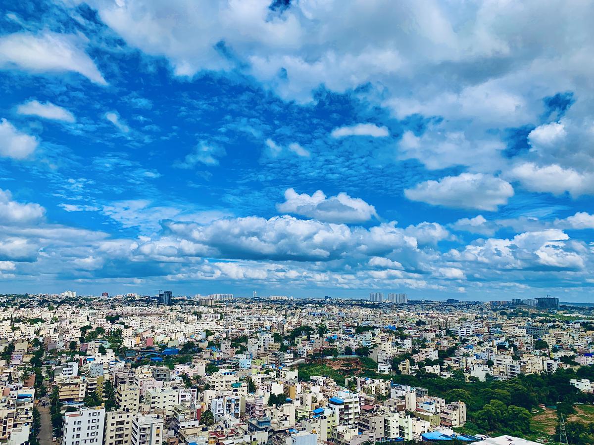 View from a Bangalore high-rise in Banashankari.