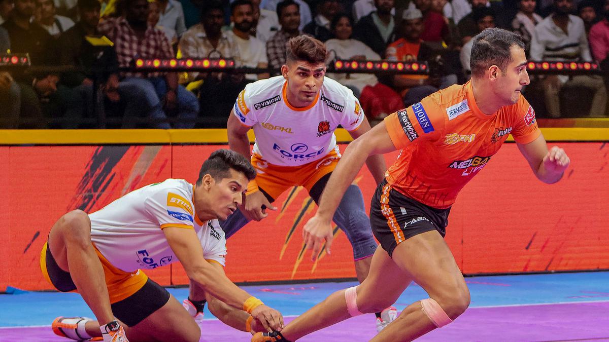 Guman Singh shines with 15 points as U Mumba and Puneri Paltan play out ...