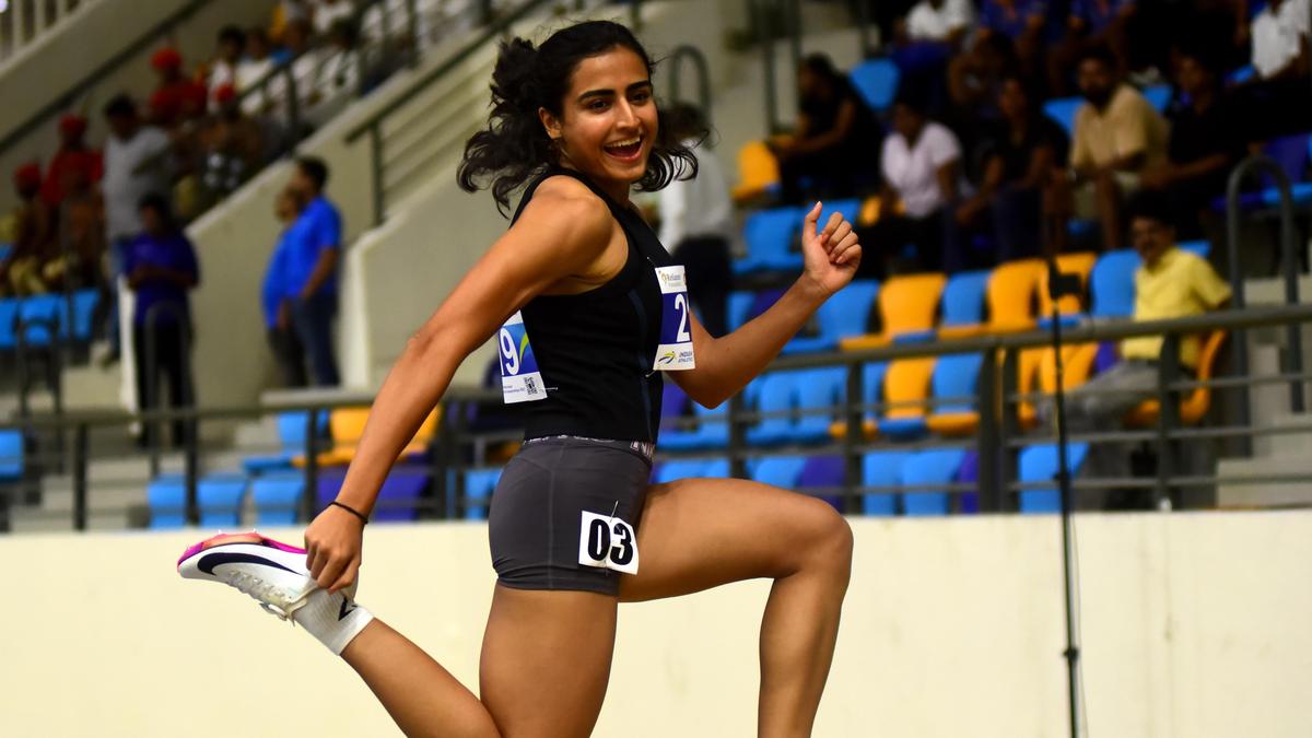 Gurindervir wins 60m gold in national record time