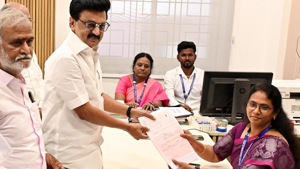 Tamil Nadu CM Stalin, TVK leader Vijay and other leaders file nominations on day one