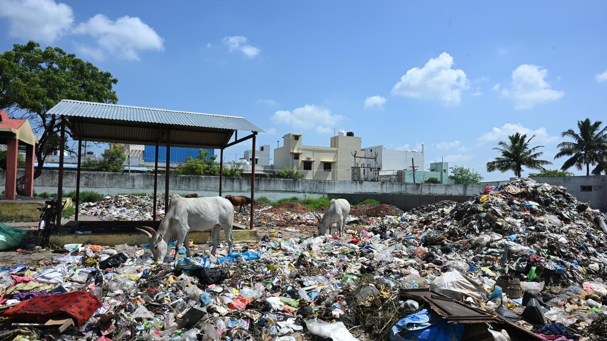 With crematorium being used as dump yard, residents of Karuppayurani bid unpleasant farewell to dear ones