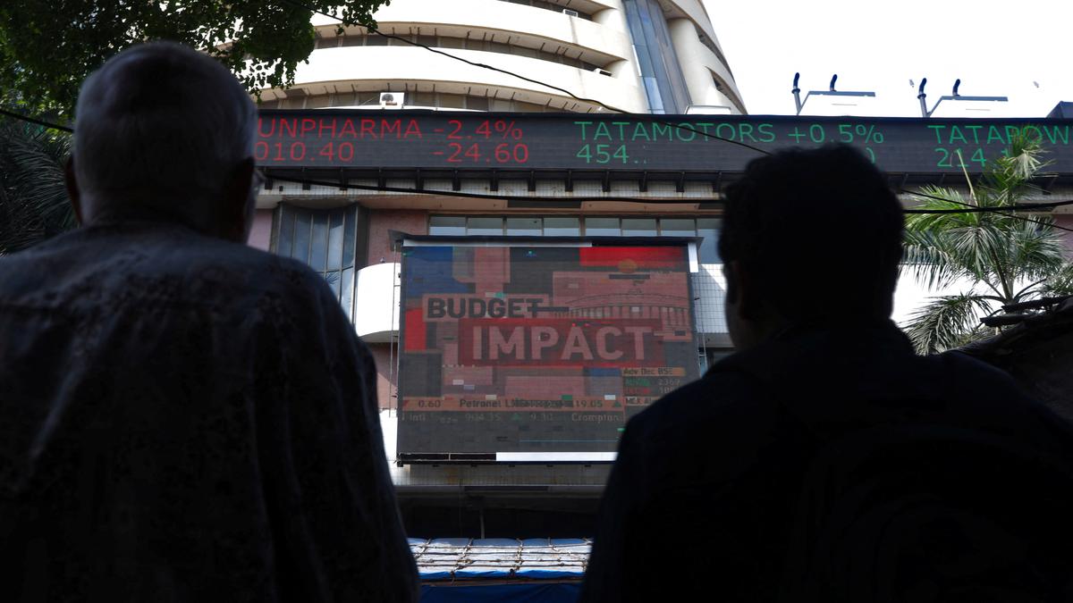 Markets end on mixed note on Budget day; Sensex climbs 158 points, Nifty dips 46 points