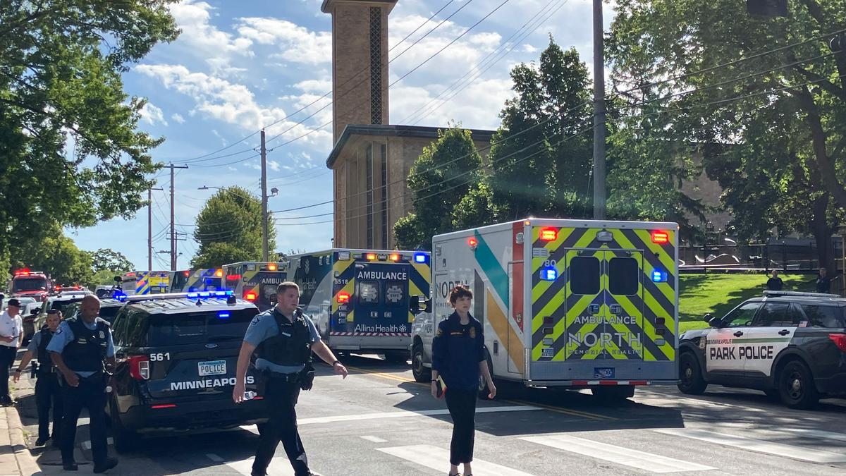 At least five children injured in shooting at Minneapolis Catholic school