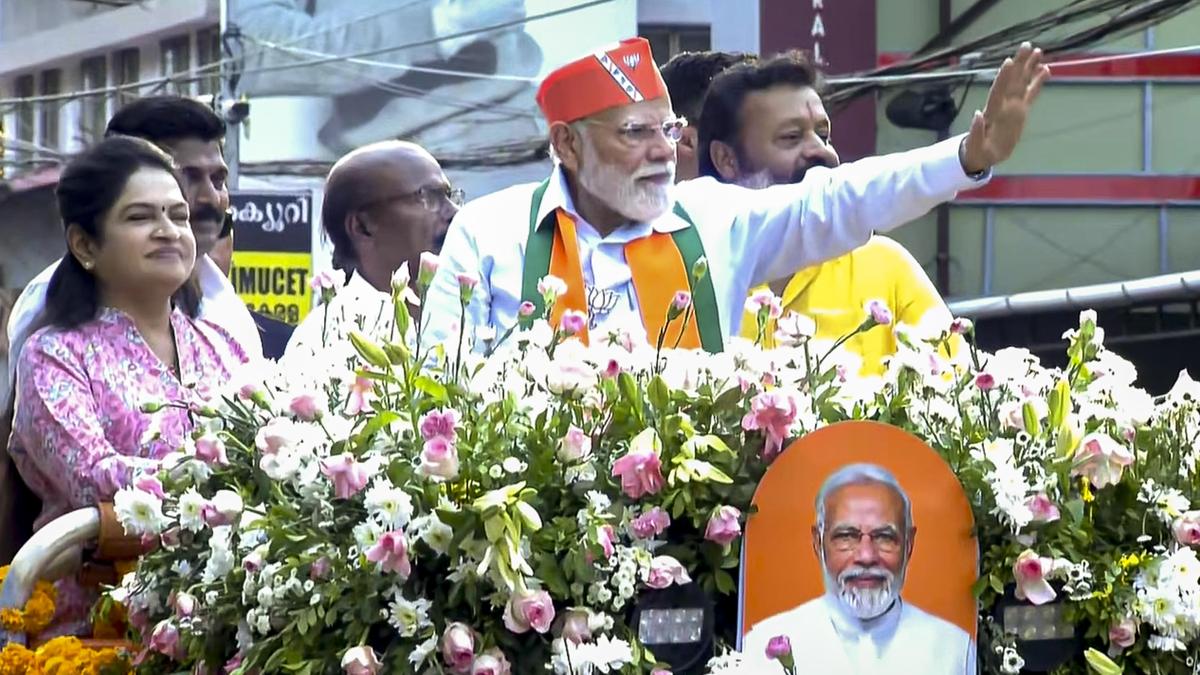 Kerala Assembly polls 2026: Modi’s high-voltage roadshow electrifies Thrissur, boosts NDA campaign
