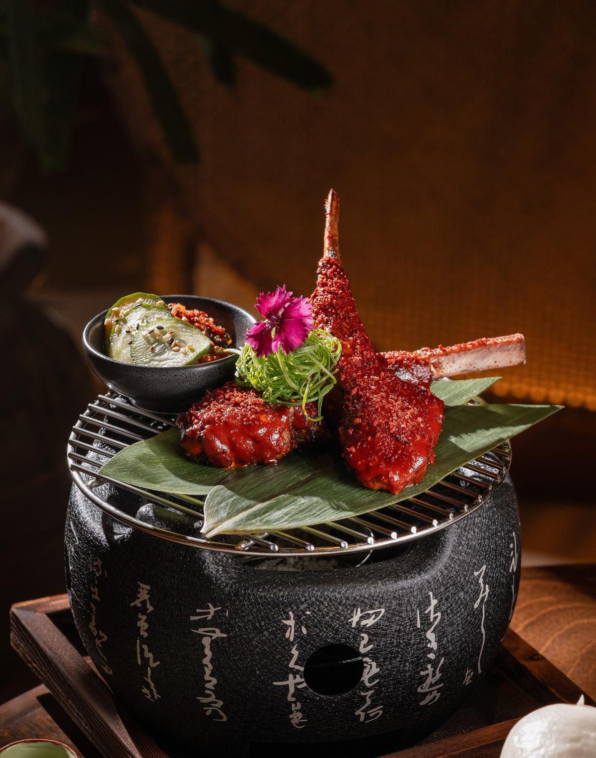 Robata grilled lamb chops Robata grilled lamb chops