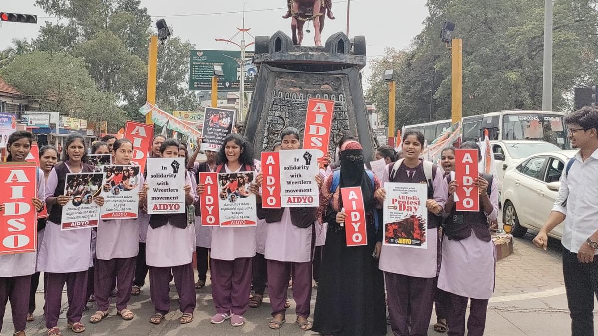 AIDYO takes out protest rally in support of wrestlers