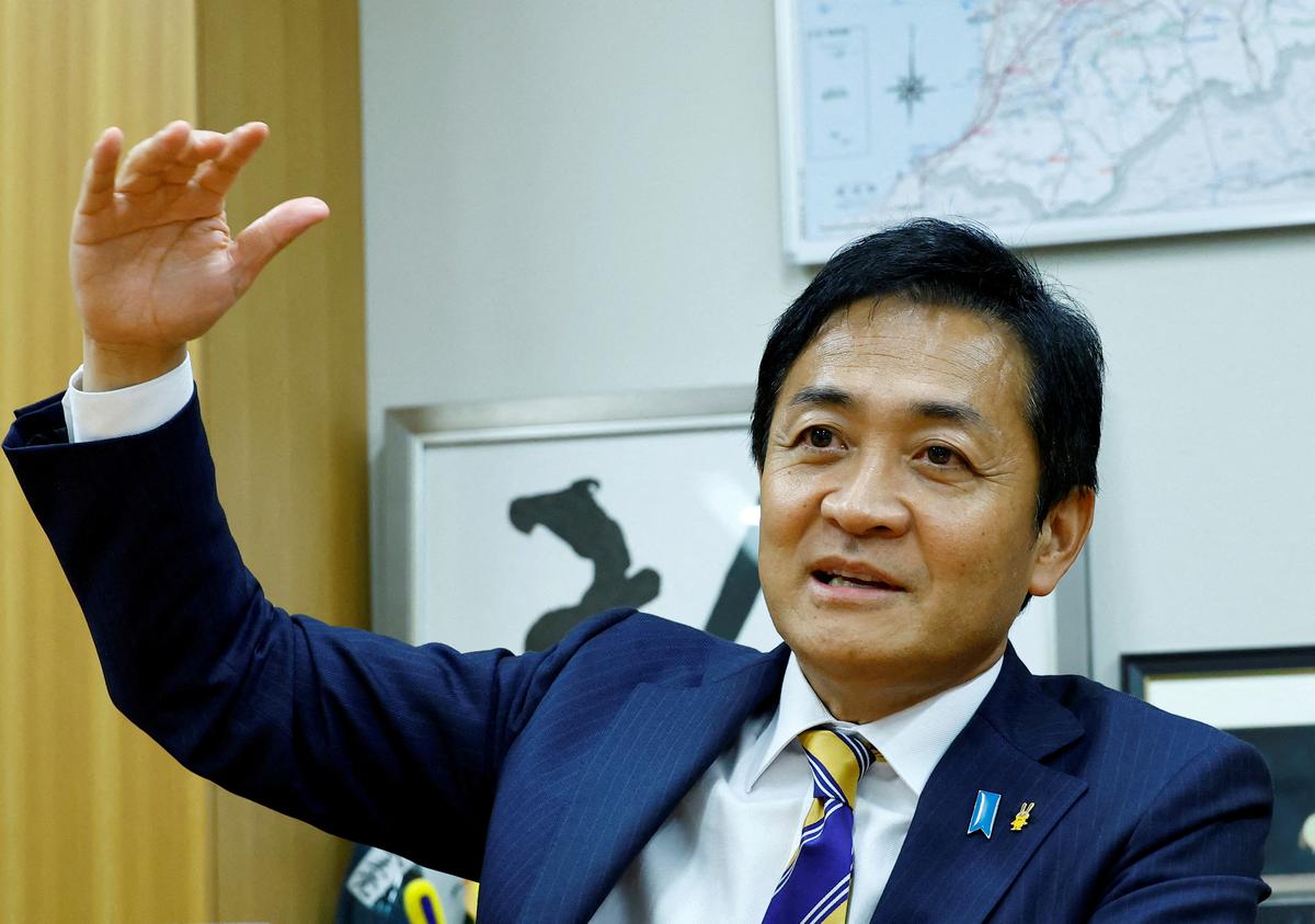 File photo of Yuichiro Tamaki