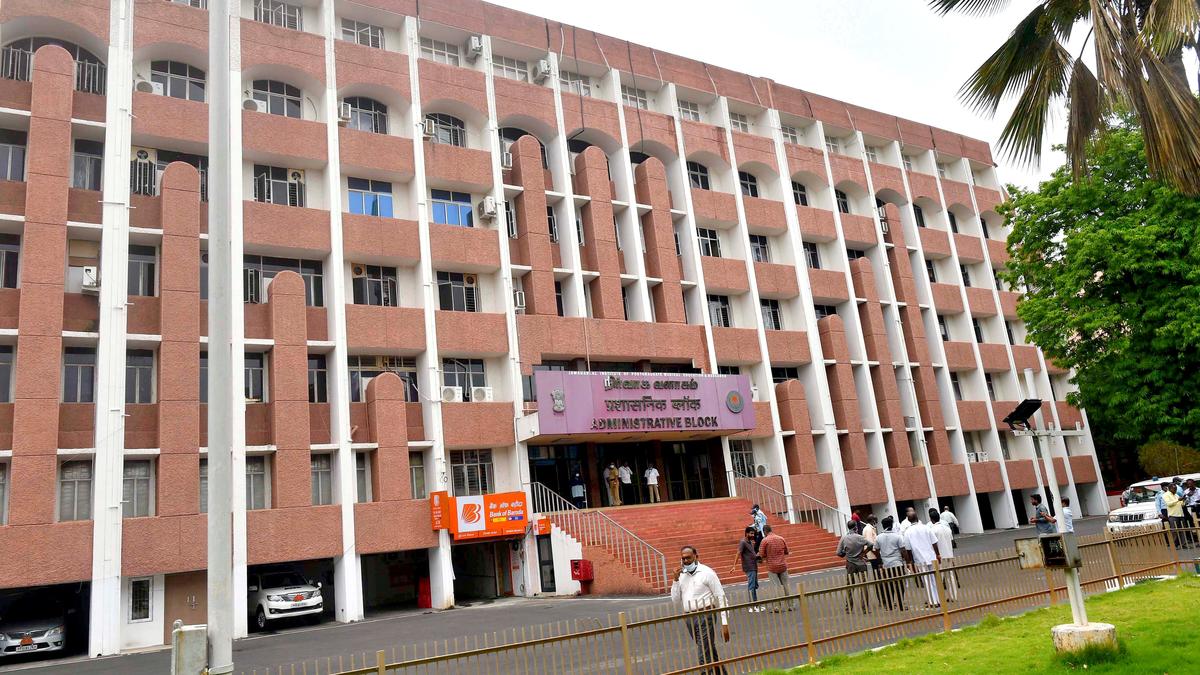 JIPMER employees in Puducherry protest continuation of Director Rakesh Aggarwal at his post, despite completion of his tenure