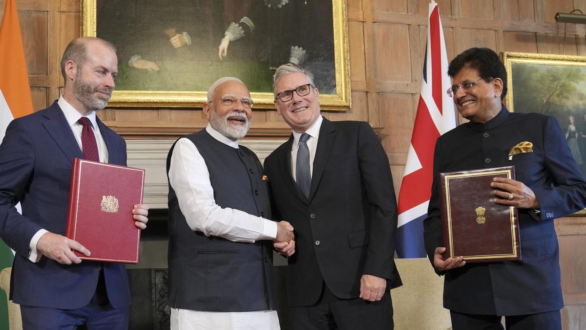 India-U.K. trade deal: Agri exports to grow 20% in 3 years, other key sectors to benefit