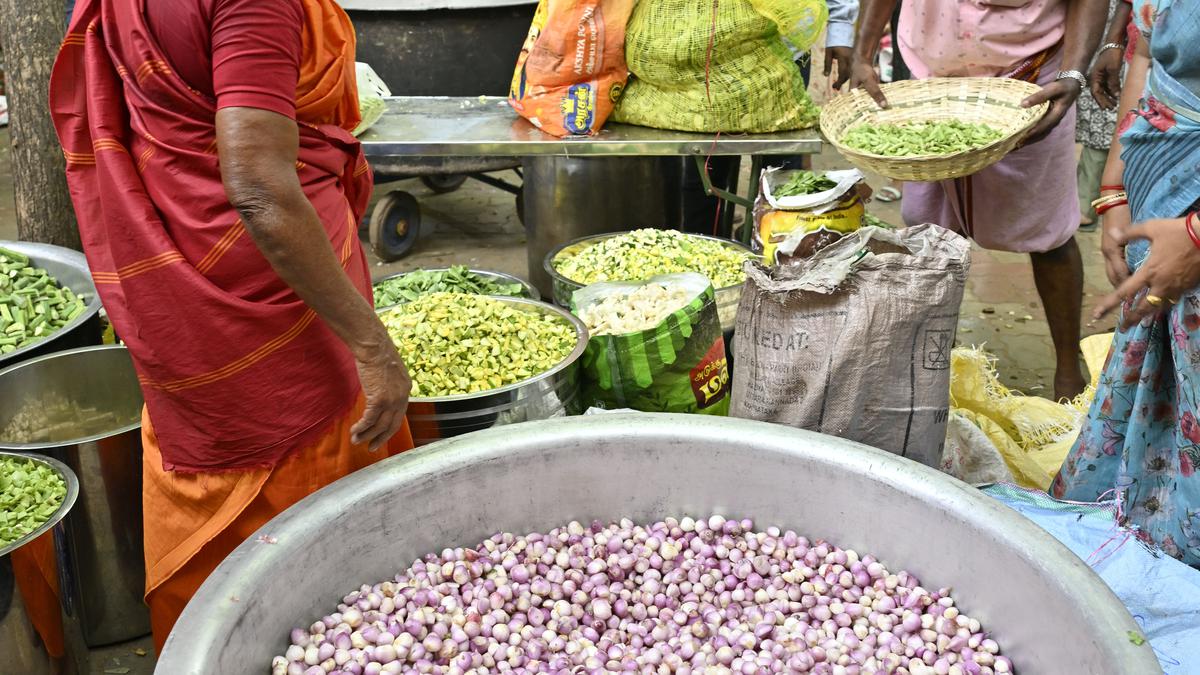 Preparations underway for grand feast for celestial wedding in Madurai