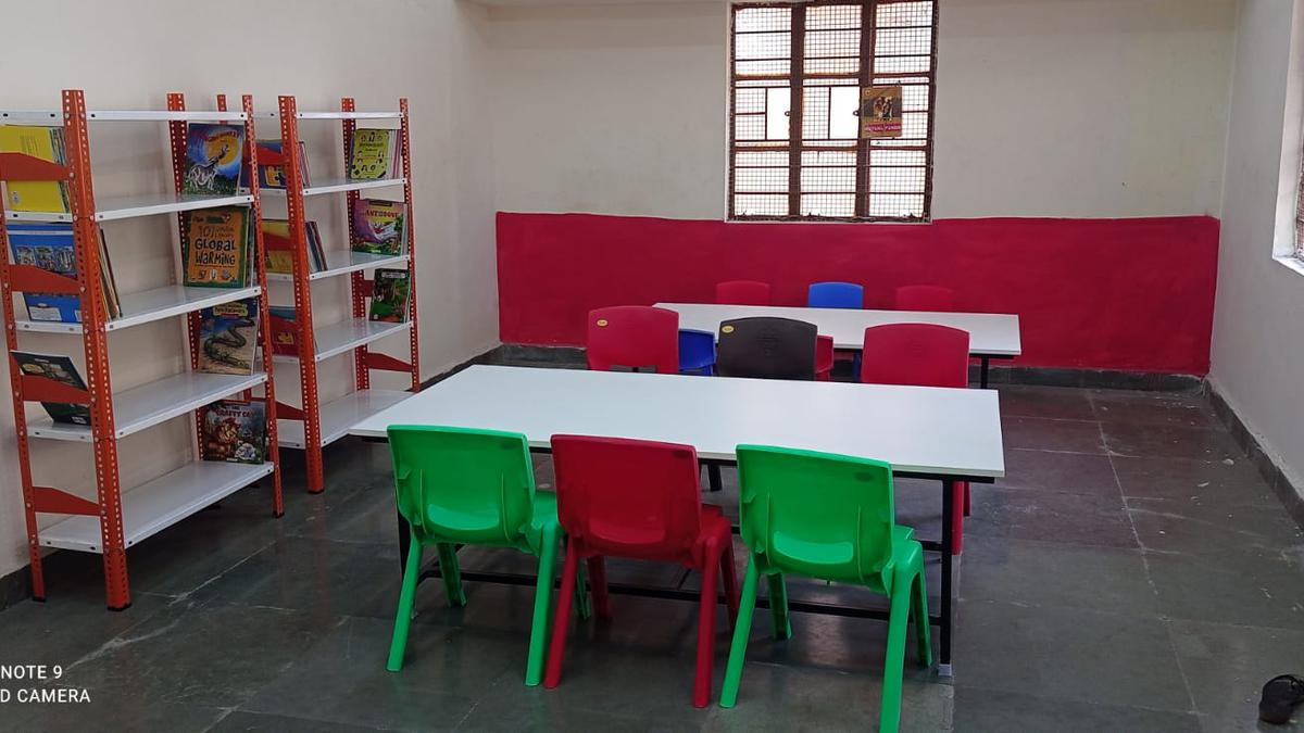 Children’s section at Saligramam library gains sparkle